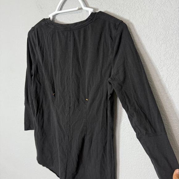 Kit and Ace Cotton Cashmere Top Black Size 6 - Picture 5 of 7